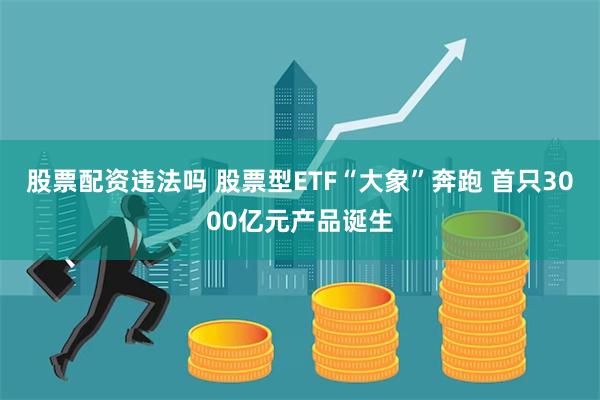 股票配资违法吗 股票型ETF“大象”奔跑 首只3000亿元产品诞生